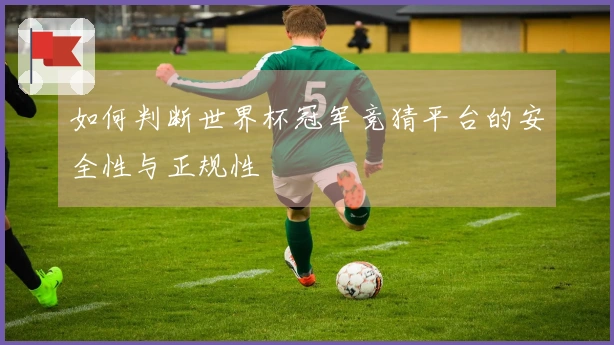 如何判断世界杯冠军竞猜平台的安全性与正规性