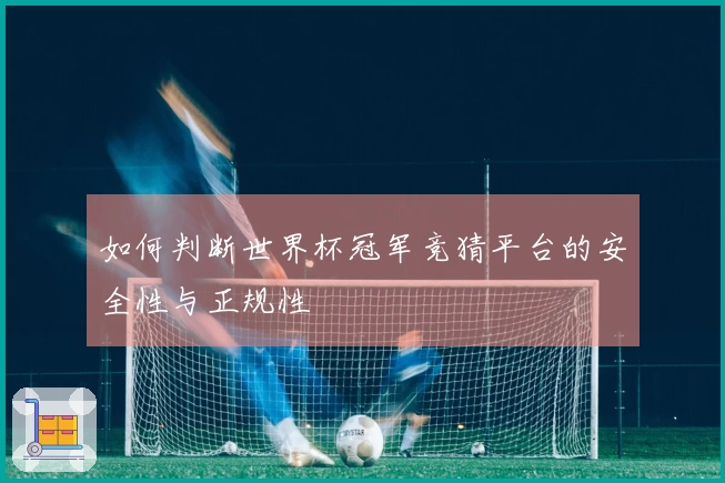 如何判断世界杯冠军竞猜平台的安全性与正规性