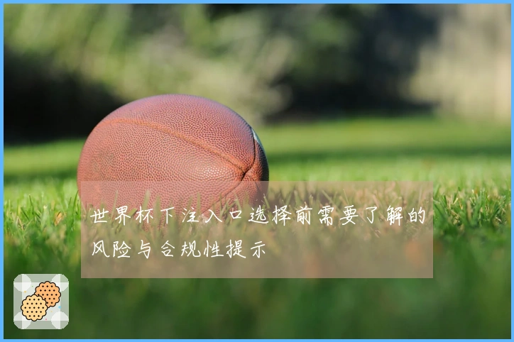 世界杯下注入口选择前需要了解的风险与合规性提示