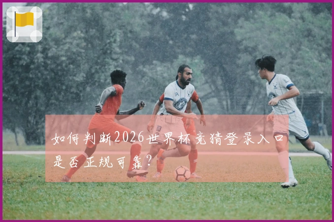 如何判断2026世界杯竞猜登录入口是否正规可靠?